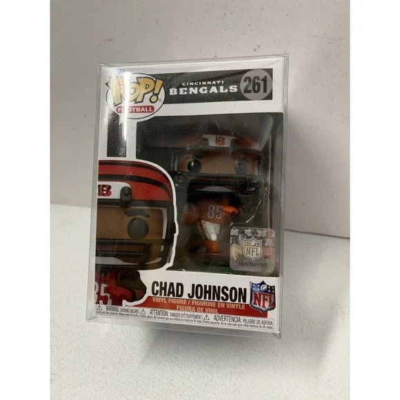 CHAD JOHNSON - Cincinnati Bengals - Funko Pop! NFL #261 Collectible Vinyl Figure - Picture 1 of 5